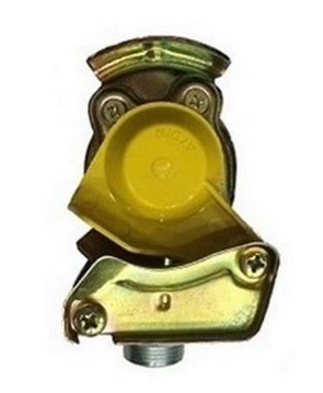 AIR COUPLING WITHOUT VALVE YELLOW M22